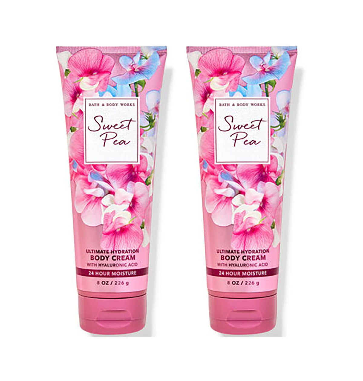 Bath & Body Works Sweet Pea Ultra Shea Body Cream 8 oz for all-day hydration and delicate fragrance.