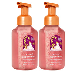 Bath and Body Works Twisted Peppermint foaming hand soap in packaging for a refreshing cleanse
