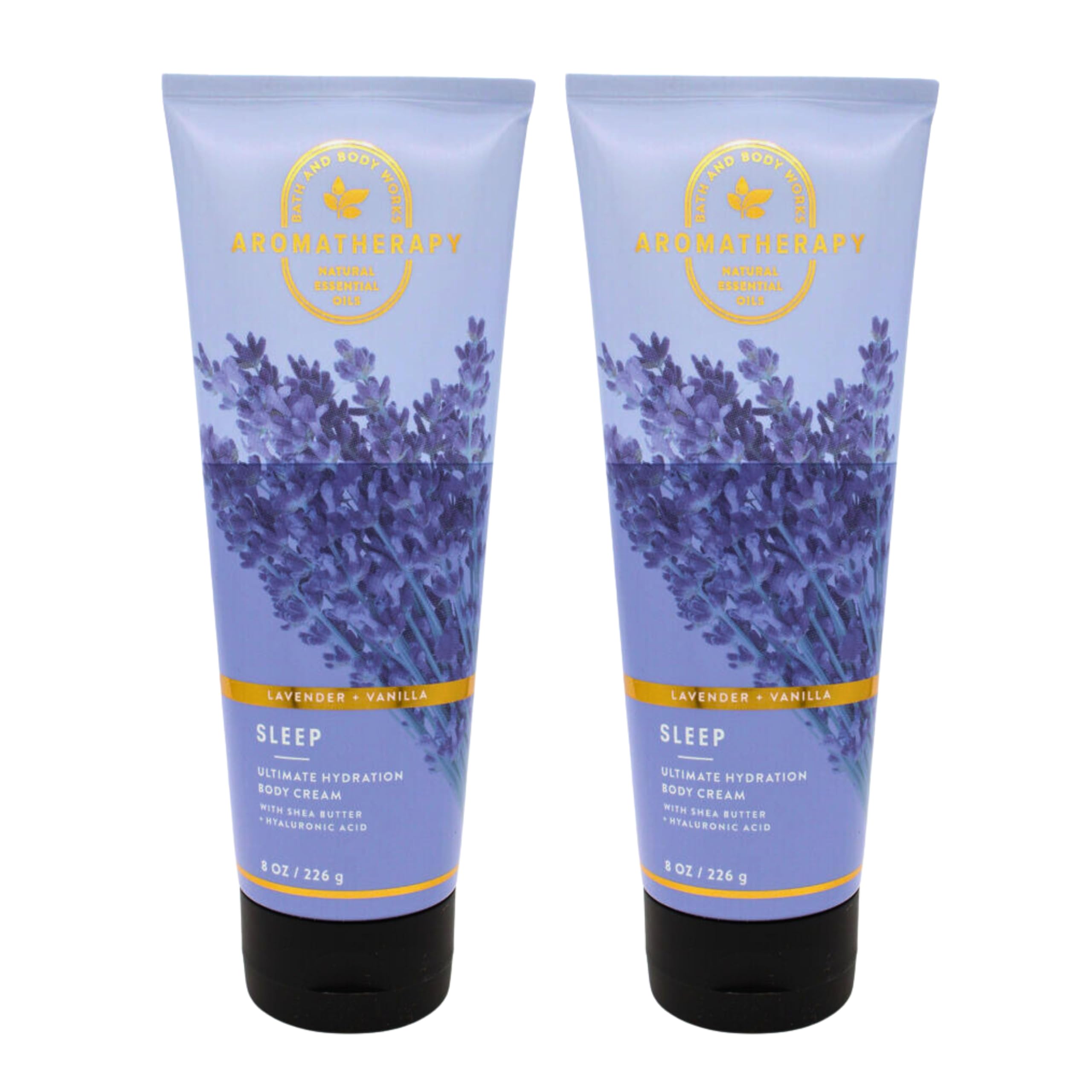 Crème Ultra Shea Bath & Body Works Lavande Vanille, hydratation durable et texture réconfortante.