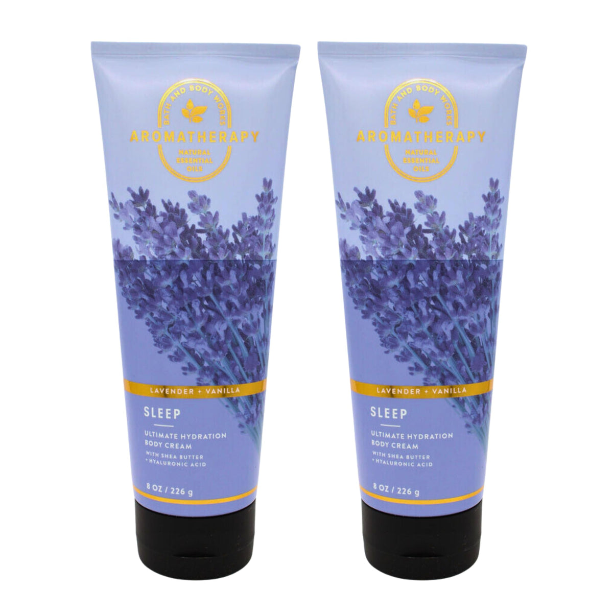 Crème Ultra Shea Bath & Body Works Lavande Vanille, hydratation durable et texture réconfortante.