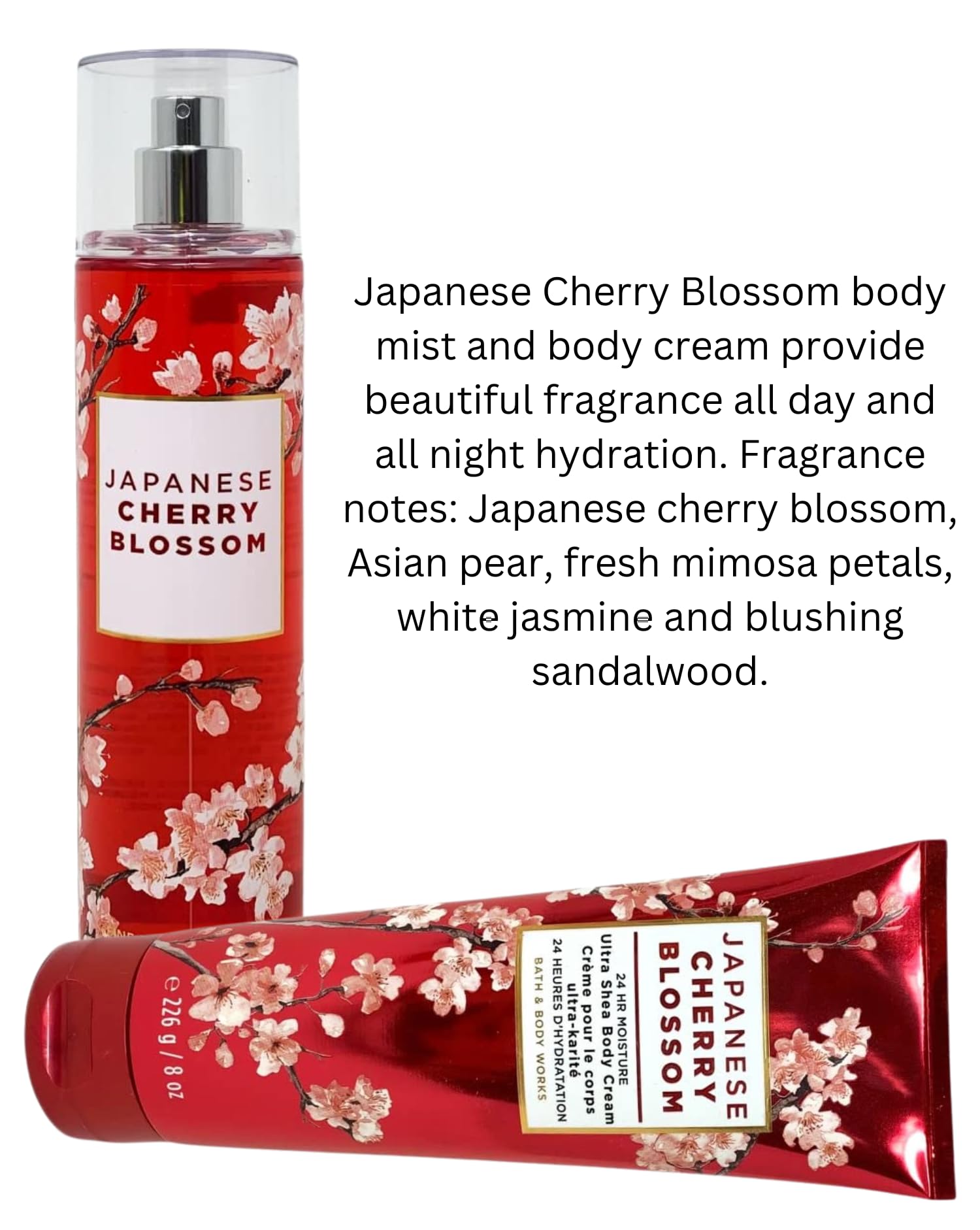 Utilisation brume parfumée sur corps et vêtements Bath & Body Works