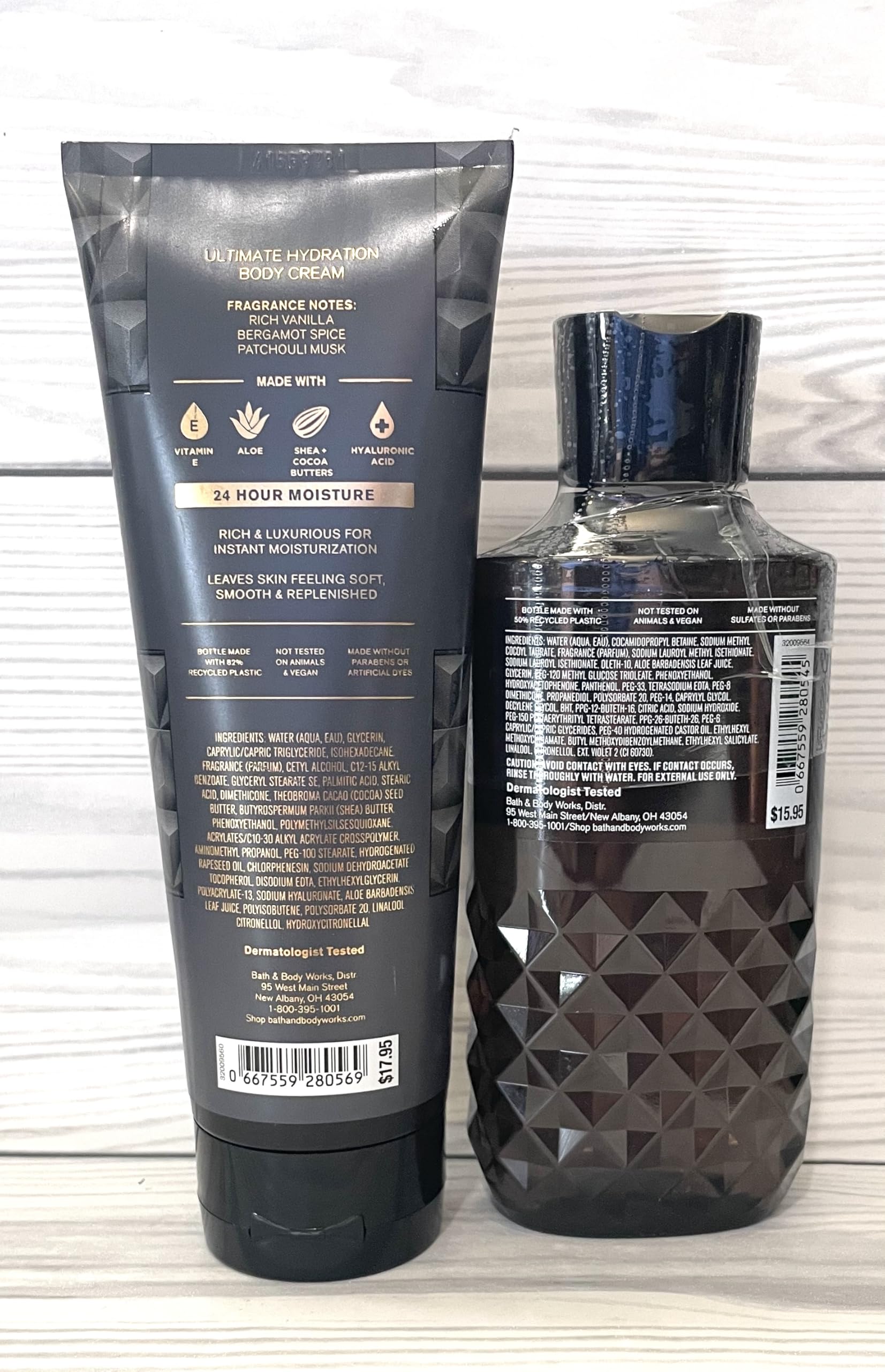 Bath & Body Works Vanilla Noir — crème hydratante prête à l'application et soin quotidien.