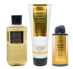 Bath & Body Works Whiskey Reserve: flacon-bain-cheveux-visage-corps, parfum frais pour l’usage quotidien.