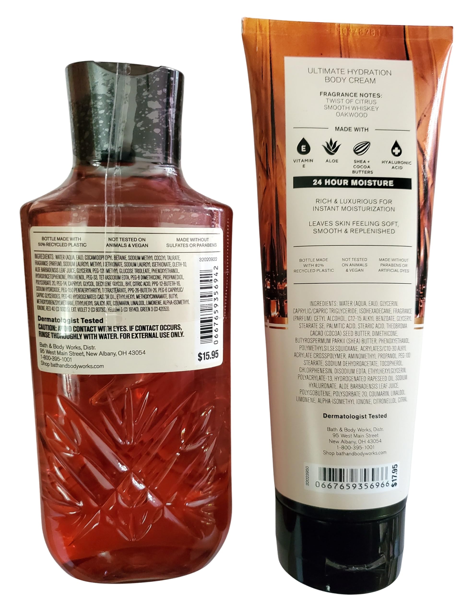 Bath & Body Works Whiskey Toast gel douche 3-en-1 — nettoyage quotidien et parfum rafraîchissant