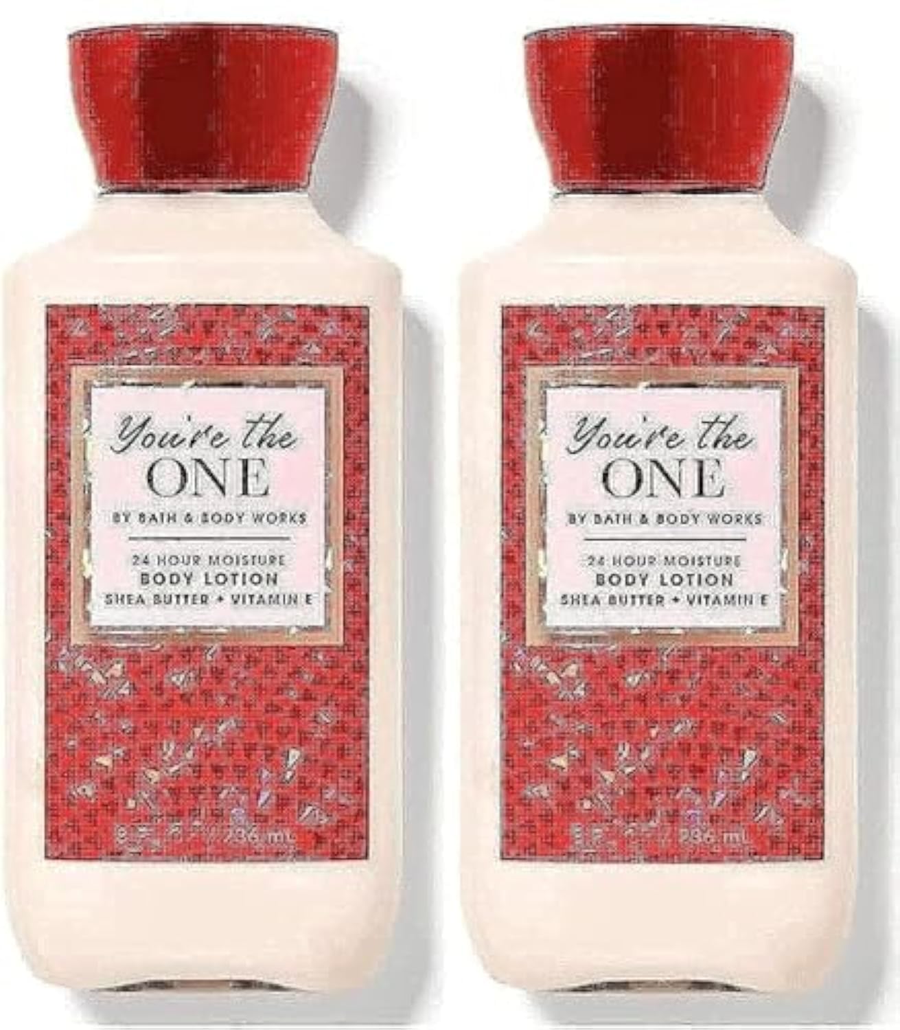 Lotion You're the One de Bath & Body Works, duo 8 oz, hydratation durable et parfum léger.