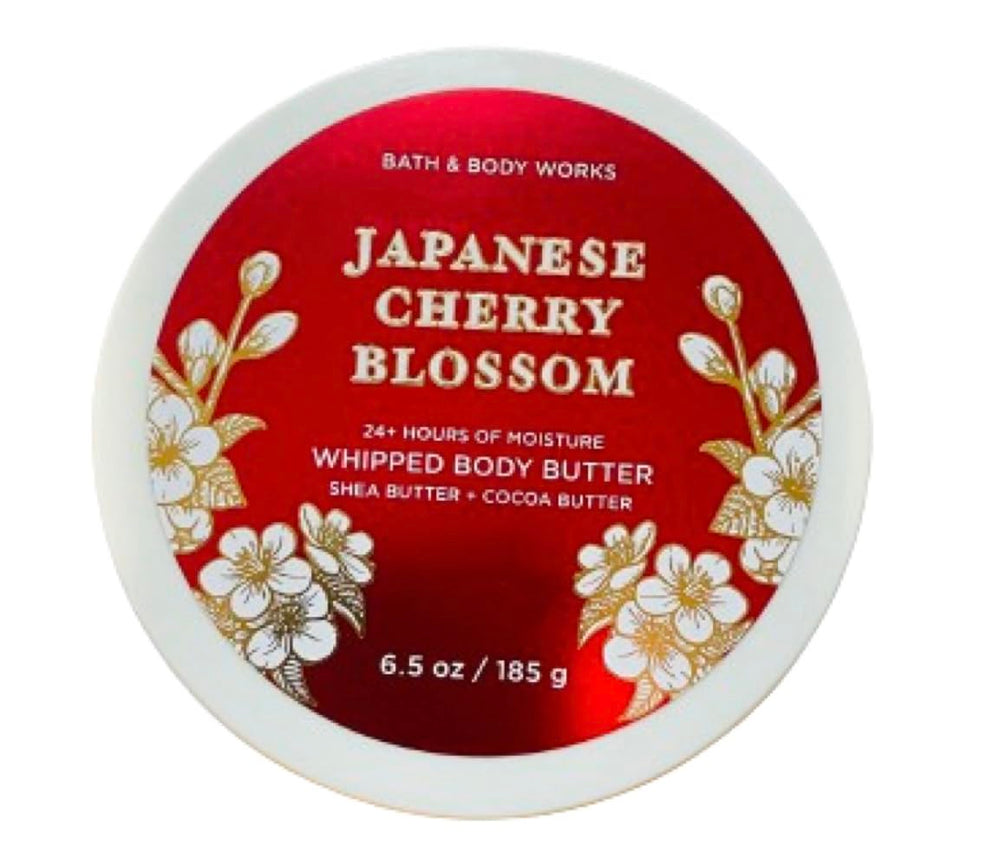 Bath & Body Works Beurre Ultra Shea – Bouteille fleur cerisier japonais, hydratation durable et parfum rafraîchissant.