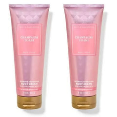 Crème Bath & Body Works Champagne Toast duo 8 oz, hydratante et parfumée.