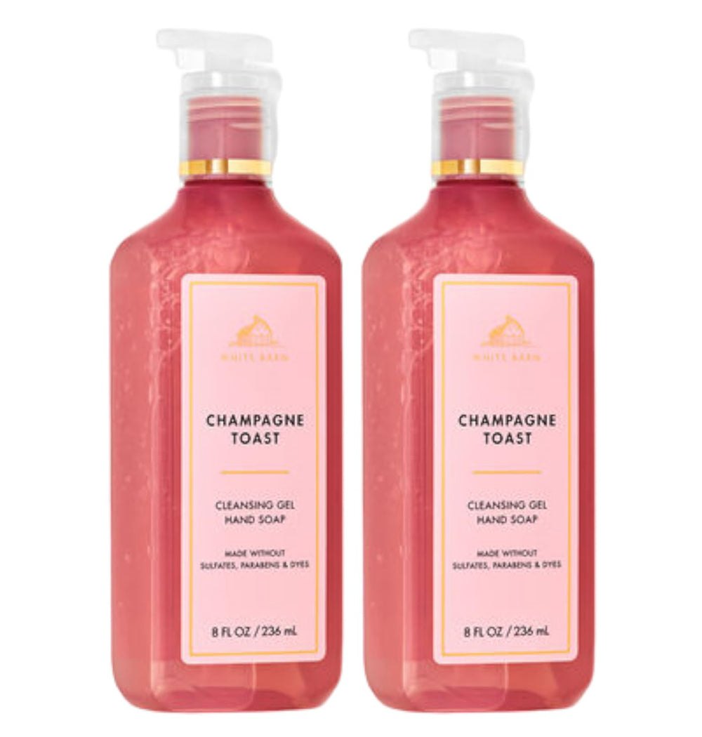 Bath & Body Works Champagne Toast cleansing gel hand soap with rich foam