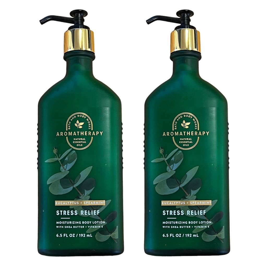 Coffret Bath & Body Works Stress Relief Eucalyptus Spearmint prête à offrir une sensation de calme.