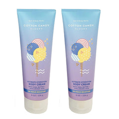 Bath & Body Works crème-corps hydratante, nuages coton barbe-a-papa, soin nourrissant durable.