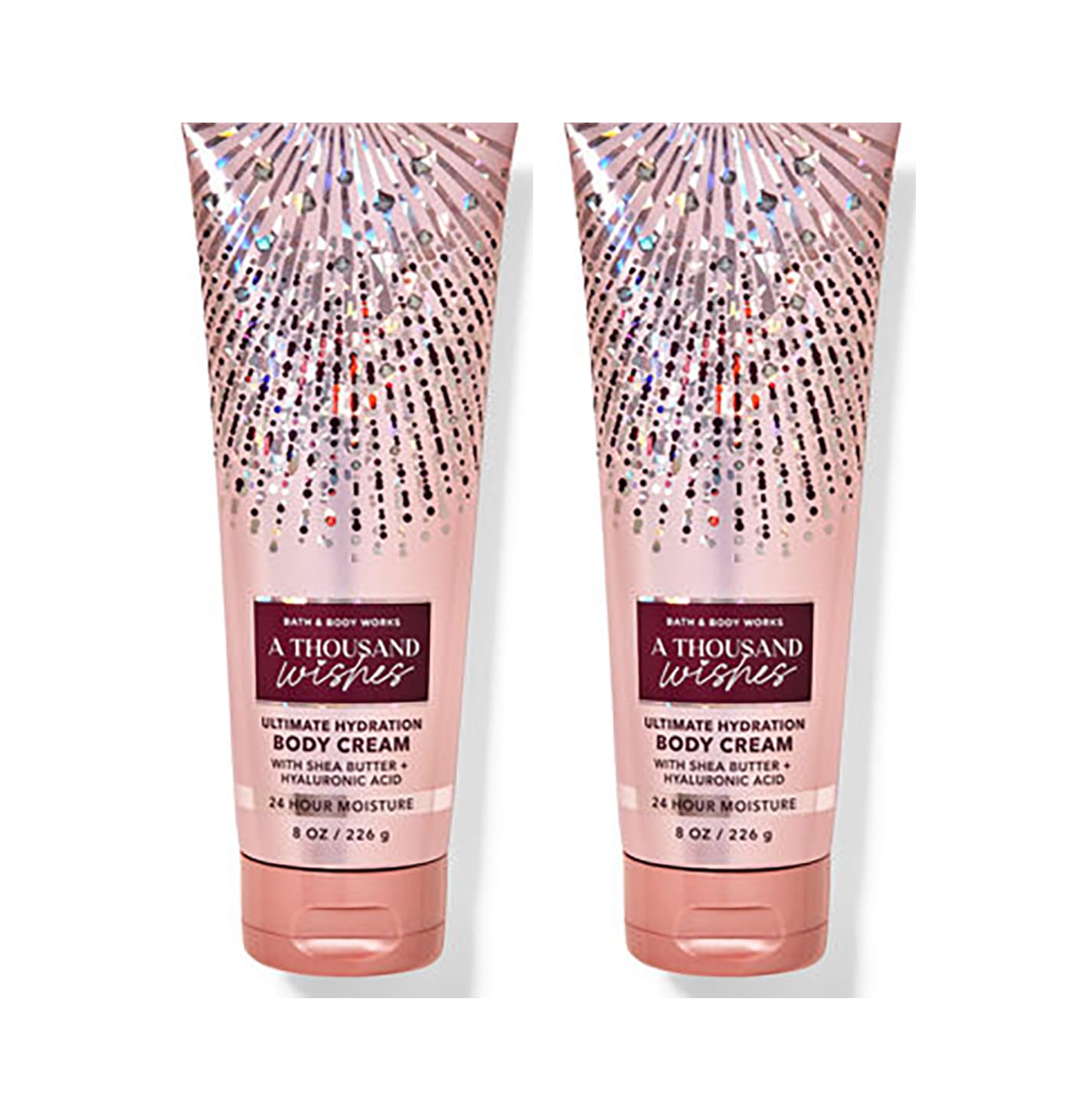 Crème pour le corps Bath & Body Works Hydratation Ultime, parfum Mille Vœux, hydratation durable pour peau souple.