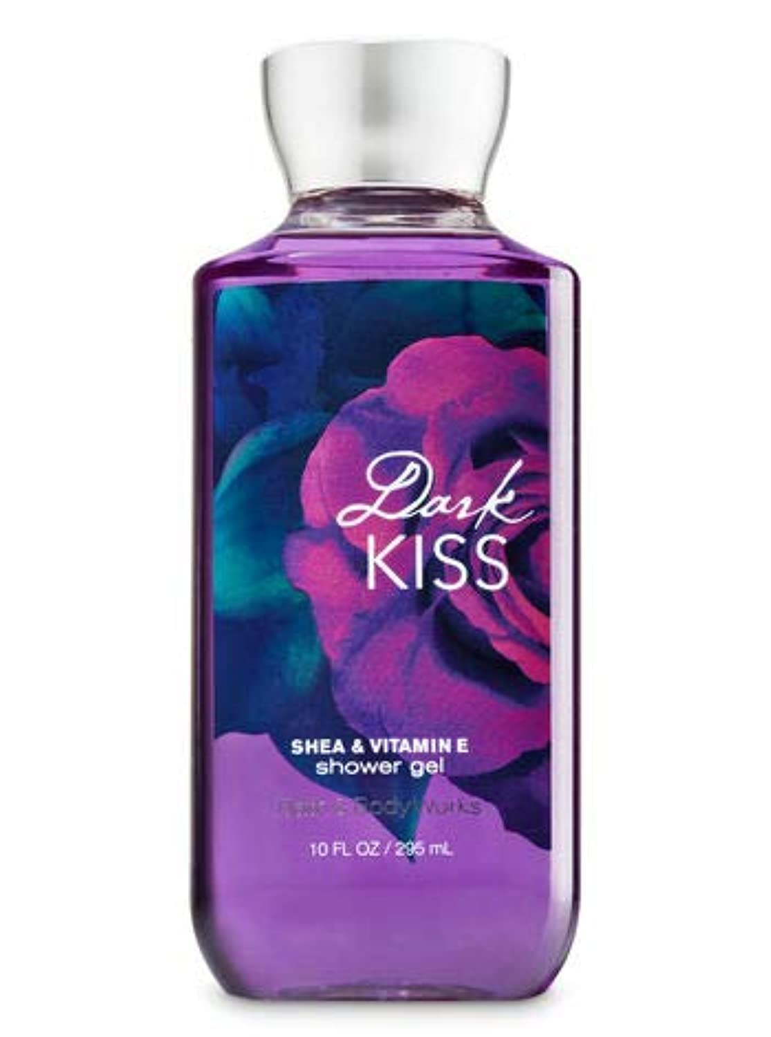 Bath & Body Works Dark Kiss gel douche, flacon – parfum séduisant pour la douche quotidienne.