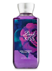 Bath & Body Works Dark Kiss gel douche, flacon – parfum séduisant pour la douche quotidienne.