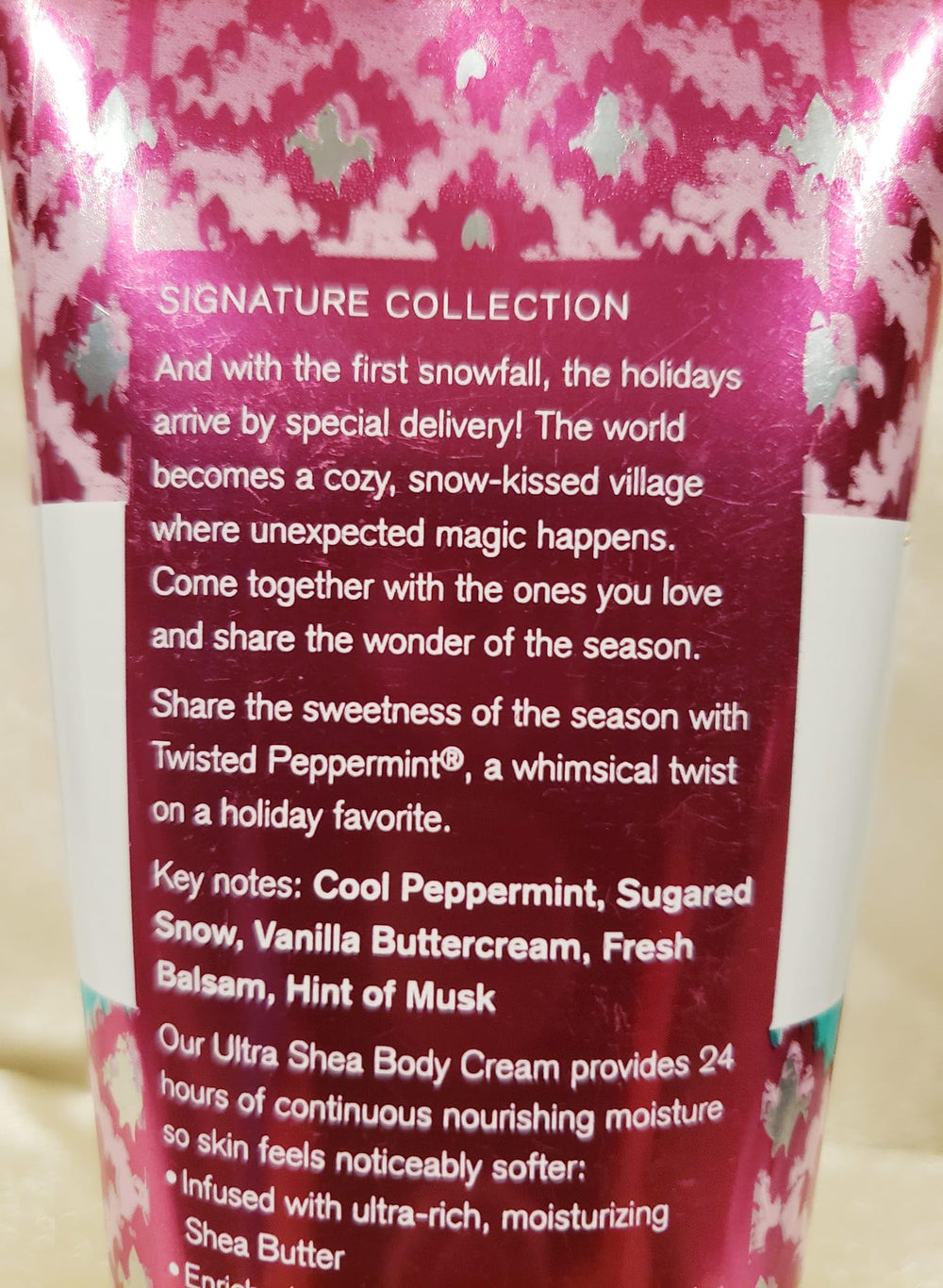 Édition limitée hivernale Bath & Body Works, emballage peut varier.