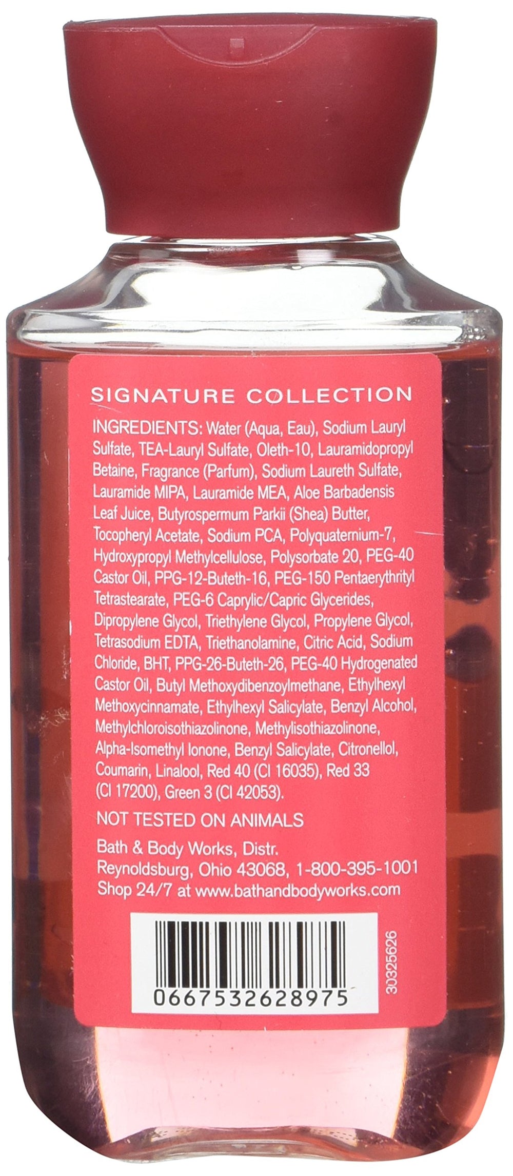 Gel douche Bath & Body Works Fleur de cerisier japonaise - exemple d'utilisation quotidienne