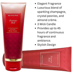 Application douce de FOREVER RED sur peau propre pour hydratation durable