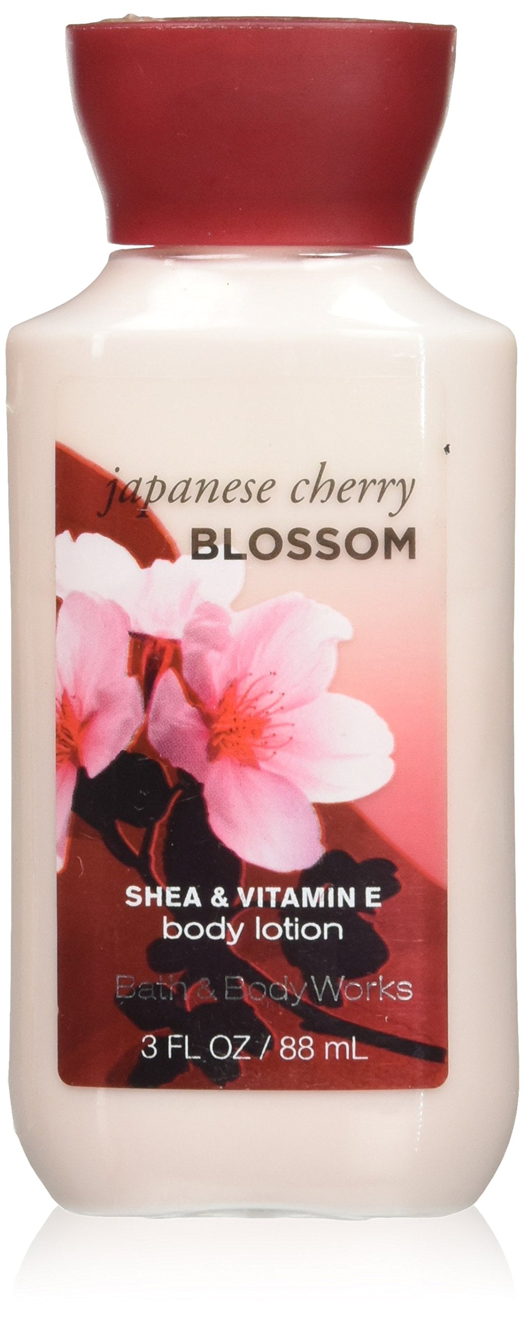 Lotion Bath et Body Works fleurs cerisier japonaise format voyage prête à emporter.