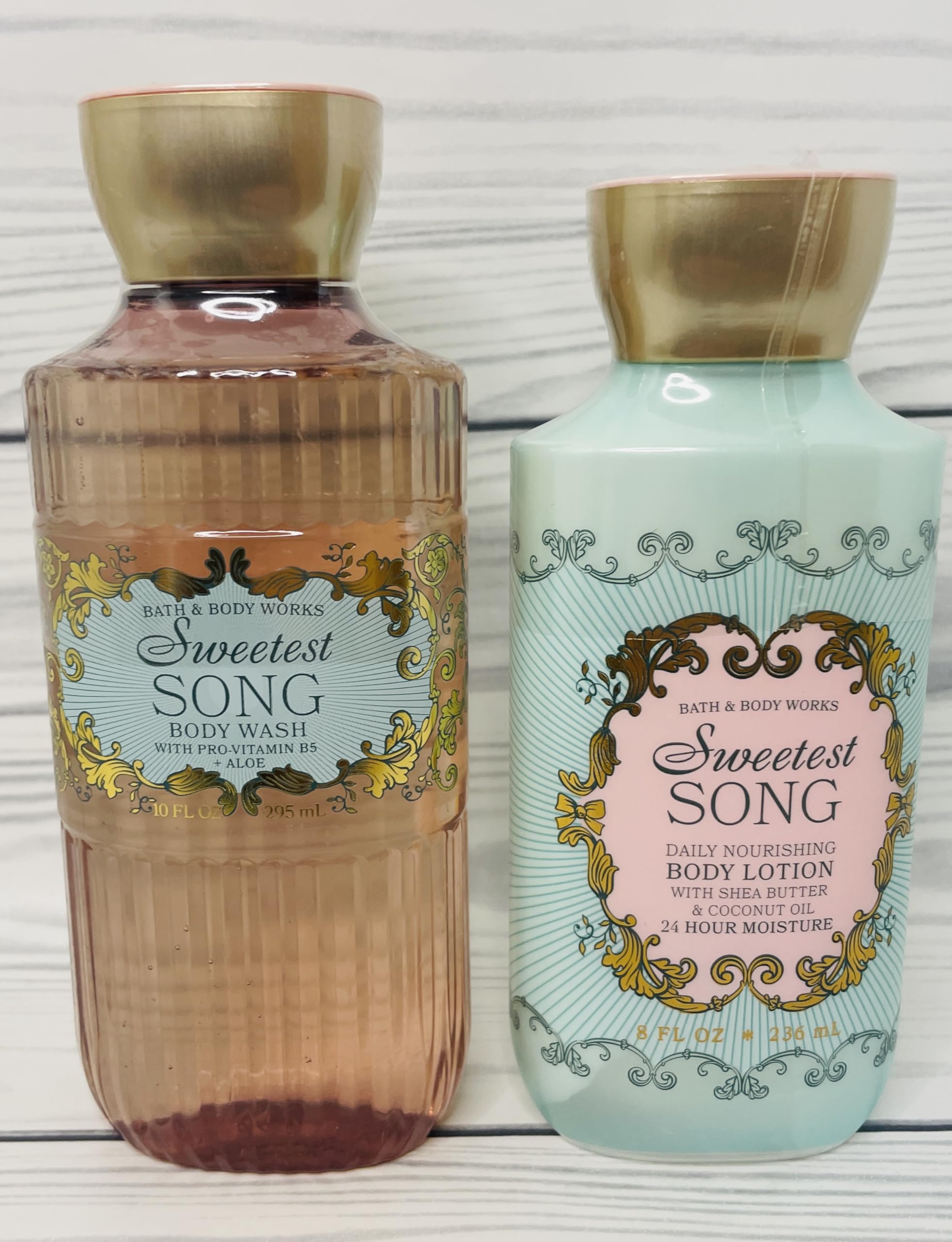 Bath & Body Works Sweetest Song gel-douche: parfum vivifiant pour routine quotidienne.