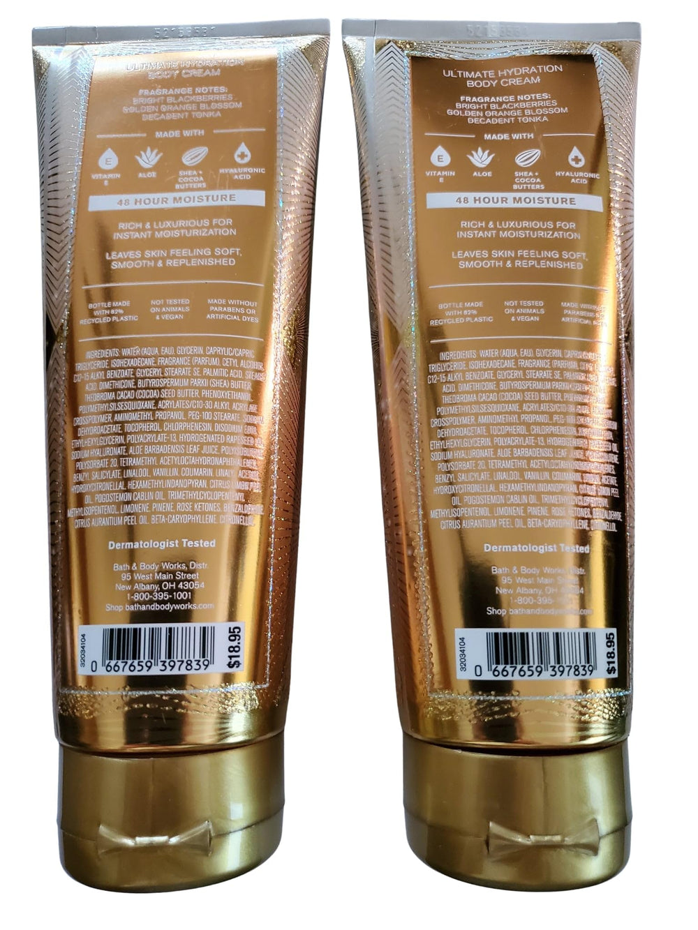 Bath & Body Works Touch of Gold – illustration variée sur la bouteille, expérience visuelle premium.