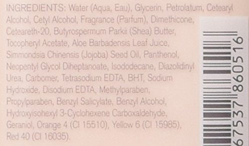 Parfum Pearberry et karité, soin quotidien pour peau hydratée.