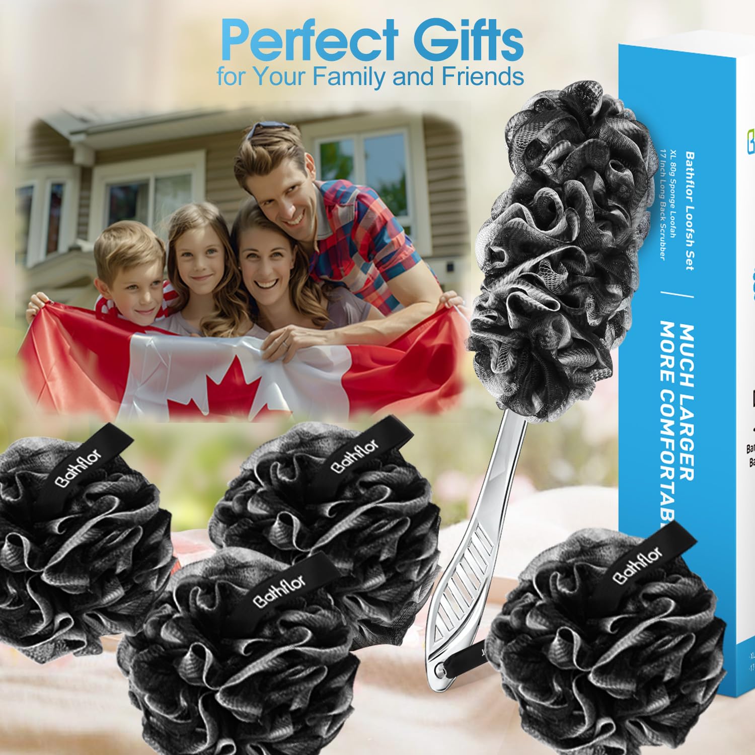 Bathflor coffret cadeau noir: idéal pour offrir et prendre soin de soi.