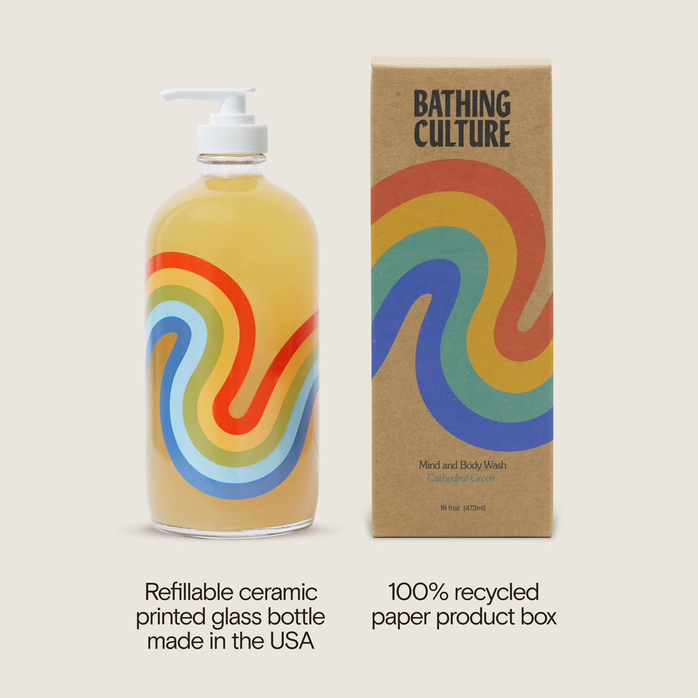 Bathing Culture – Flacon 473 ml pour une utilisation durable.