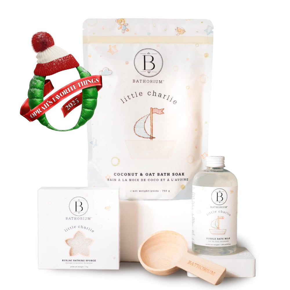 Bathorium Little Charlie Konjac: texture naturelle et douce pour le bain
