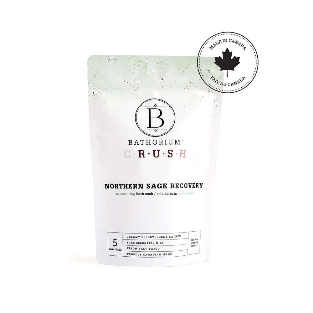 Bathorium Northern Sage Recovery Crush – sels purifiants, peau rafraîchie et teint lumineux.