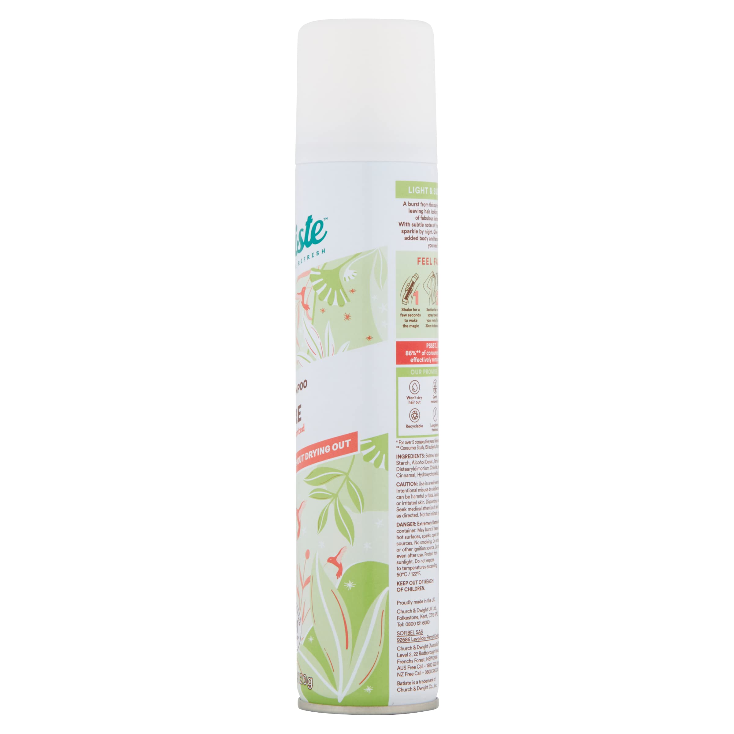 Batiste Bare paquet de 6 solution pratique maison et voyage
