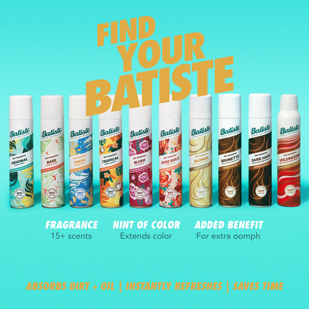 Batiste Blonde brossage et styling: texture et volume visibles.