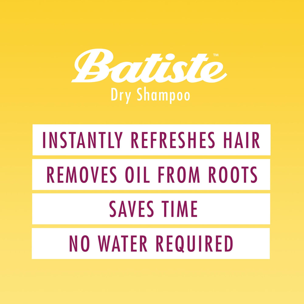 Batiste Blonde rafraîchissement sans eau: cheveux propres en un clin d'oeil.
