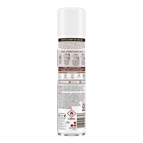 Batiste Brunette - résultat frais après l'application sur cheveux bruns