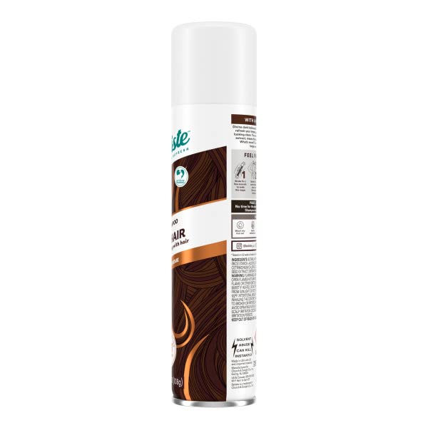 Produit phare pour cheveux foncés, leader mondial des shampoings secs.