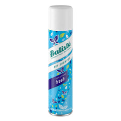 Batiste Dry Fresh bottle with light mist for revitalized hair between washes.