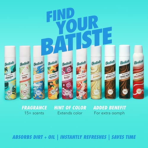 Batiste Shampoing sec frais, routine rapide pour une fraîcheur quotidienne.