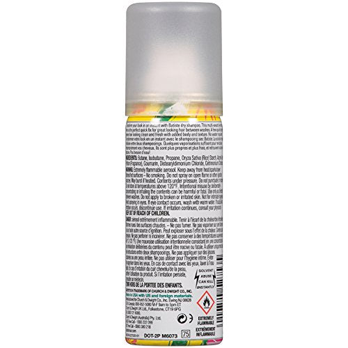 Batiste Shampoing sec Tropical — effet coiffant léger pour gagner du temps.