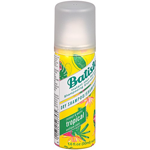 Batiste Shampoing sec Tropical — poudre absorbante qui contrôle l’excès de sébum.