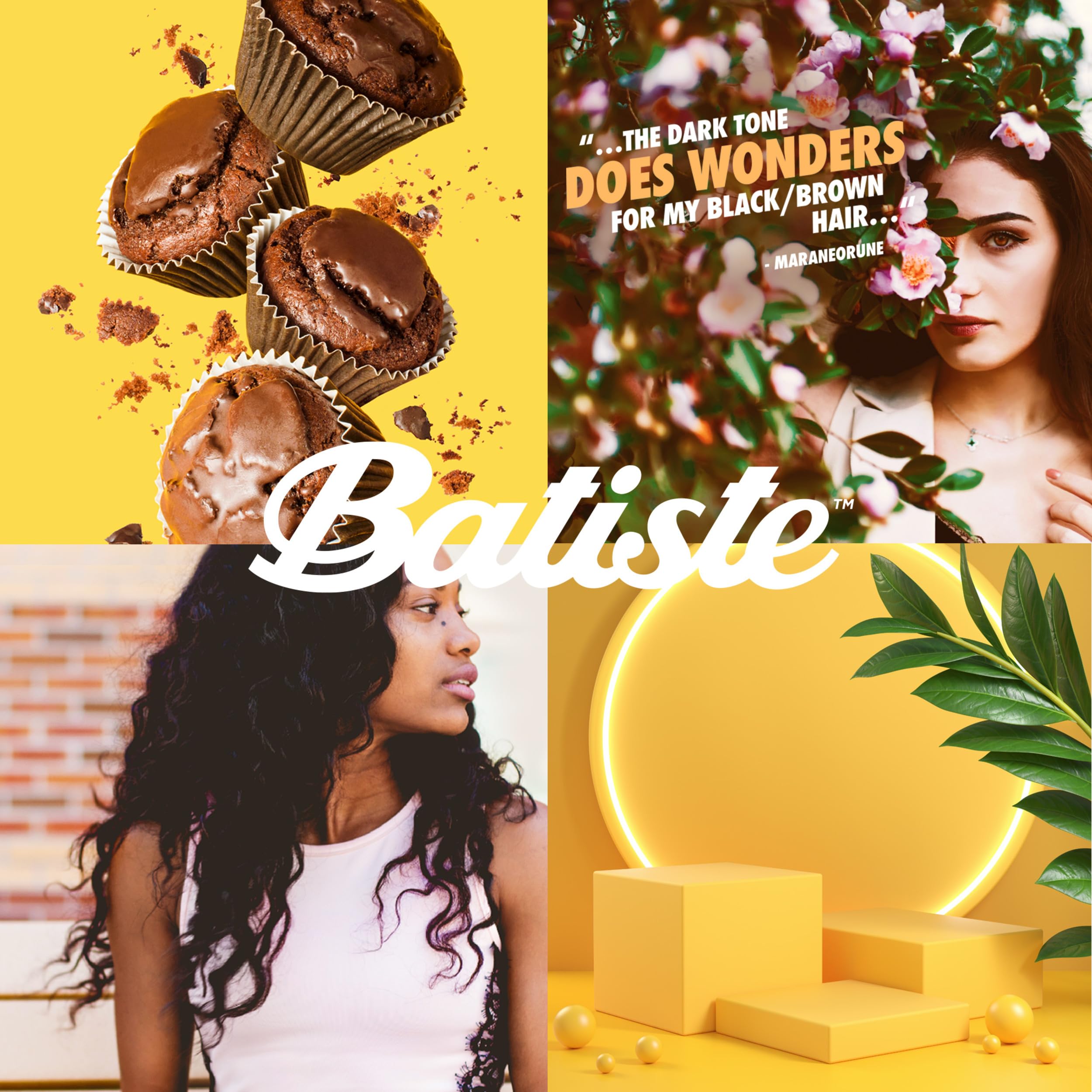 Batiste Shampoing Sec Noir – utilisation rapide entre deux lavages pour gagner du temps.