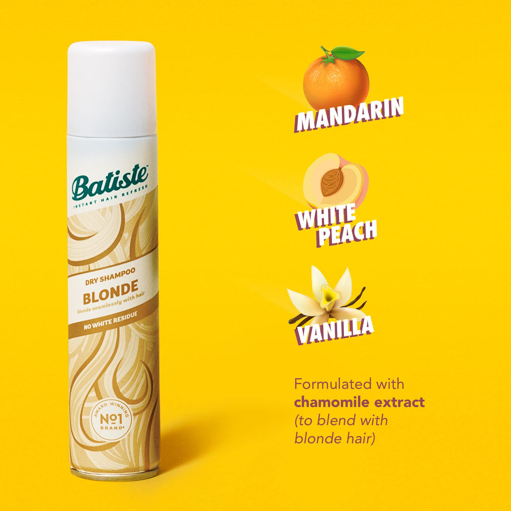 Batiste Blond – absorption des huiles et saletés pour cheveux nets