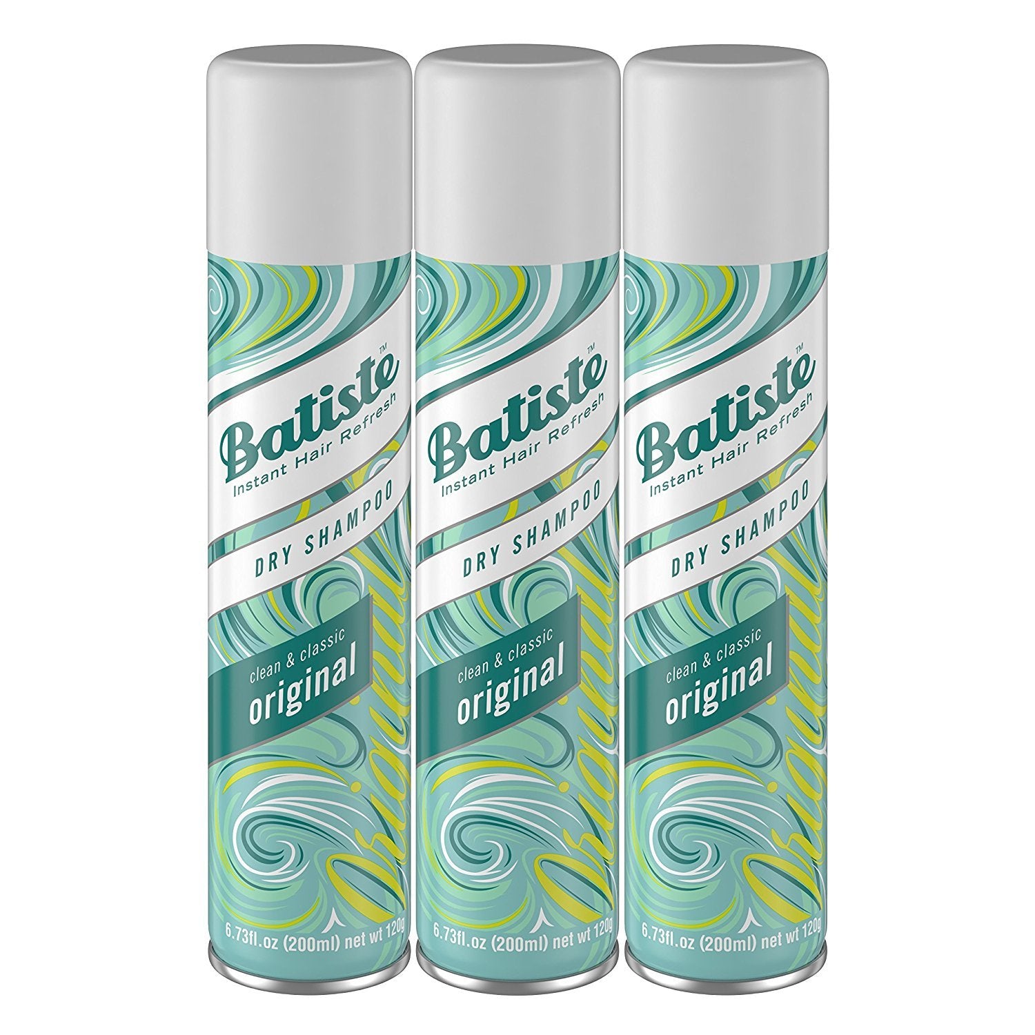 Batiste Parfum Classique – flacon 199 ml, rafraîchit les racines.