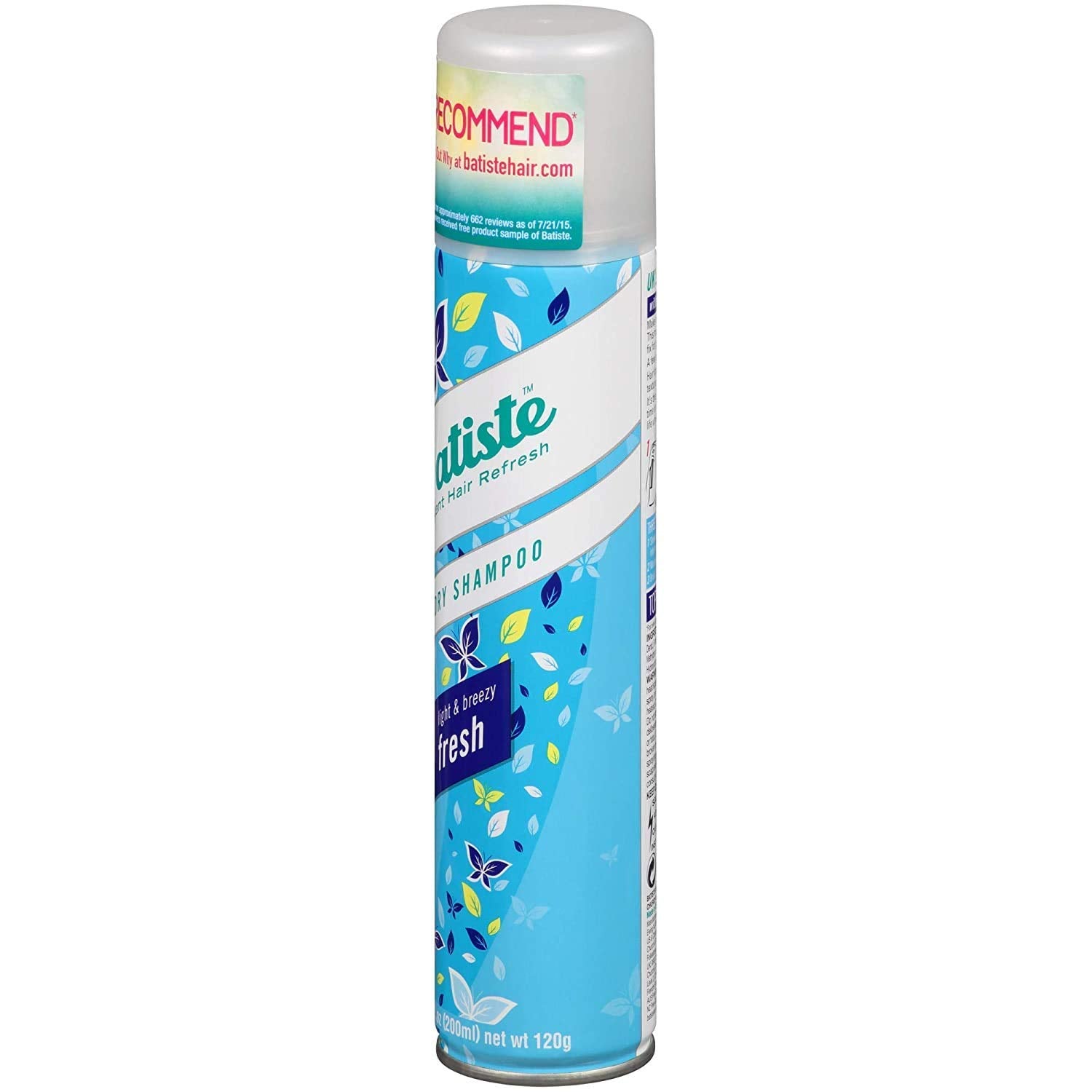 Batiste Shampoing Sec Frais – application rapide et pratique sans eau