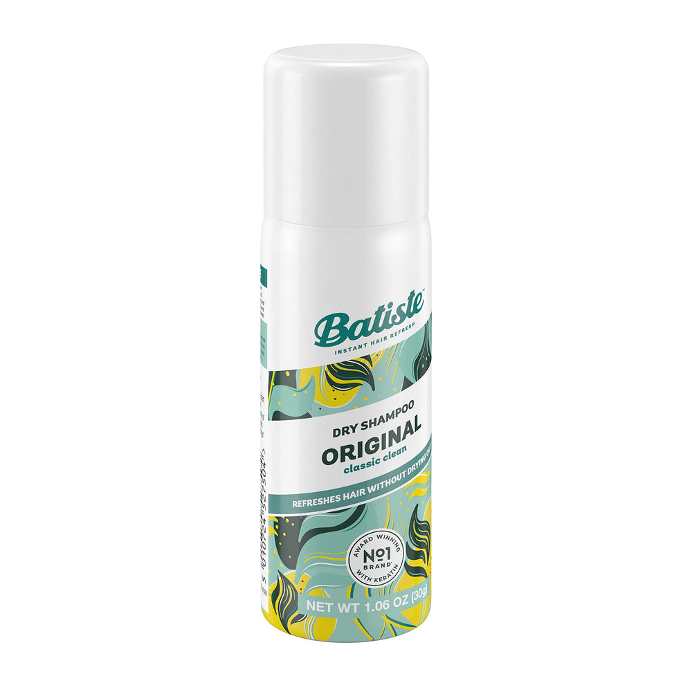 Batiste Shampoing Sec Original, cheveux propres et brillants après utilisation