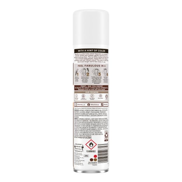 Batiste shampooing sec brunette – apporte volume et texture légère