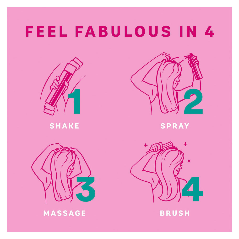 Batiste Shampooing Sec Blush, application rapide en quelques secondes