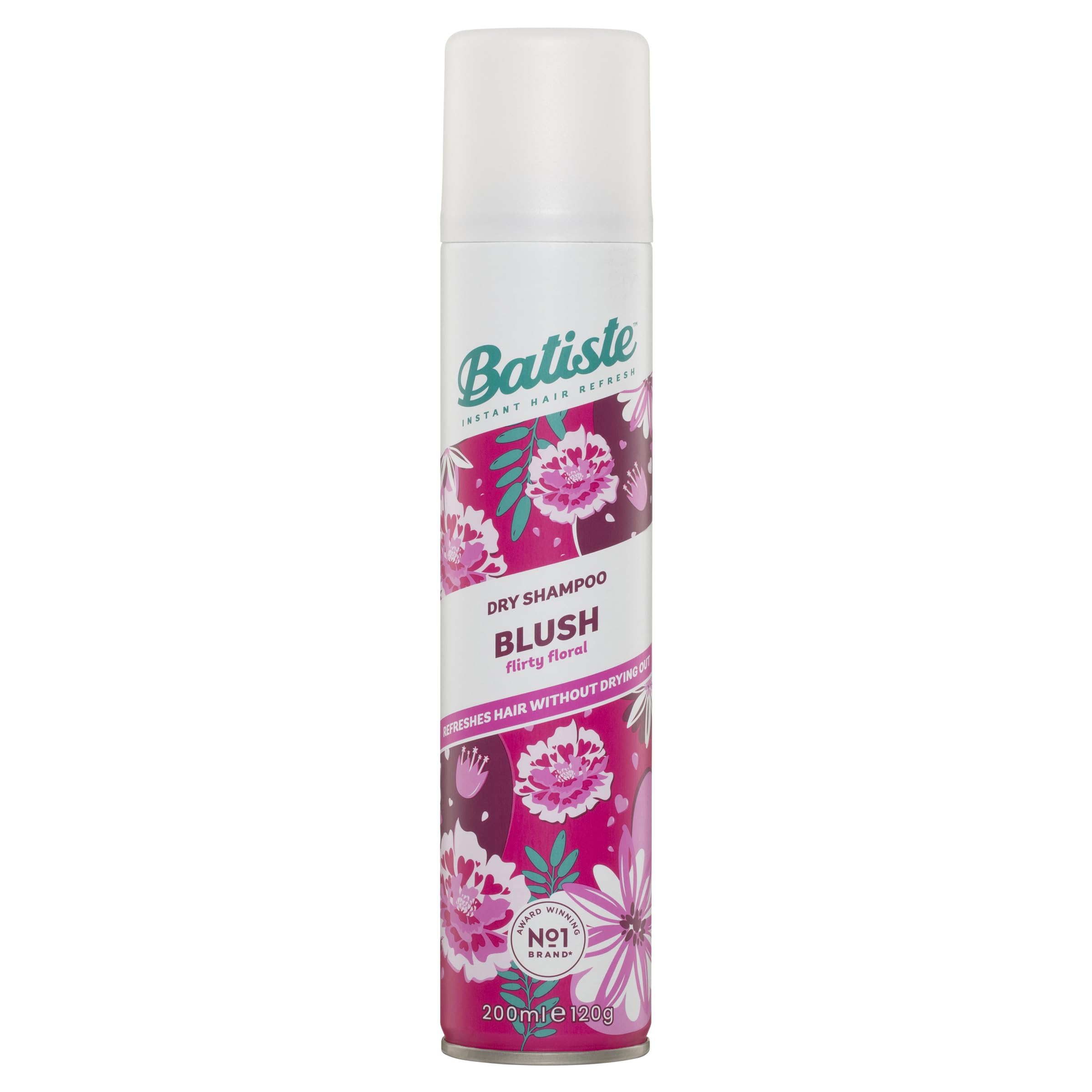 Batiste Shampooing Sec Blush, bouteille 199 ml, rafraîchit rapidement les cheveux