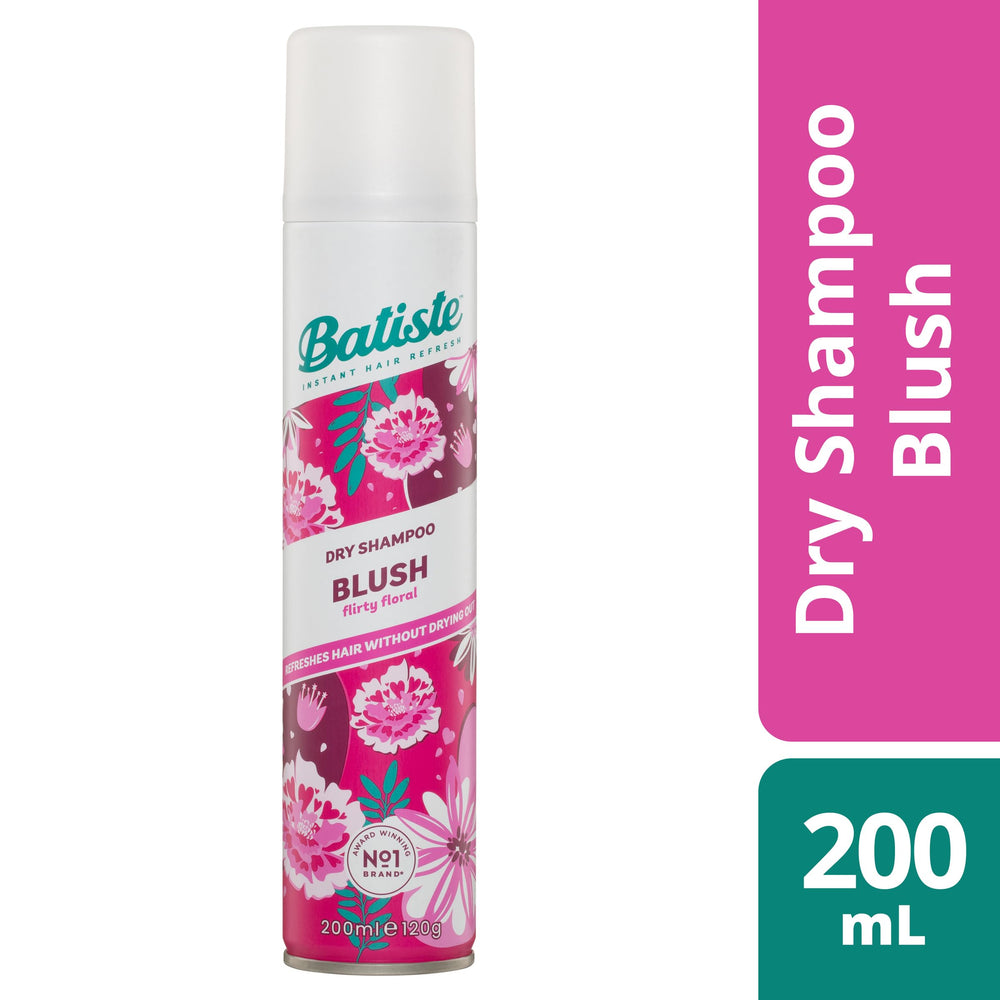 Batiste Shampooing Sec Blush, cheveux revitalisés et éclatants après utilisation