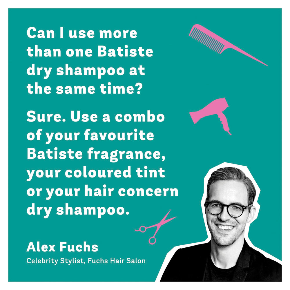 Batiste Shampooing Sec Blush, emballage compact, facile à transporter