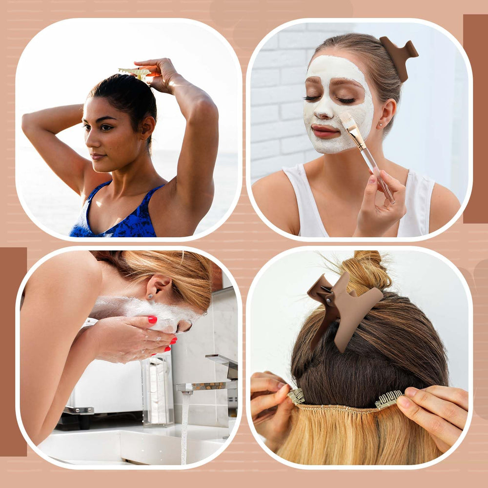 Pinces papillon Batiyeer, usage polyvalent: coiffage et soins des cheveux.