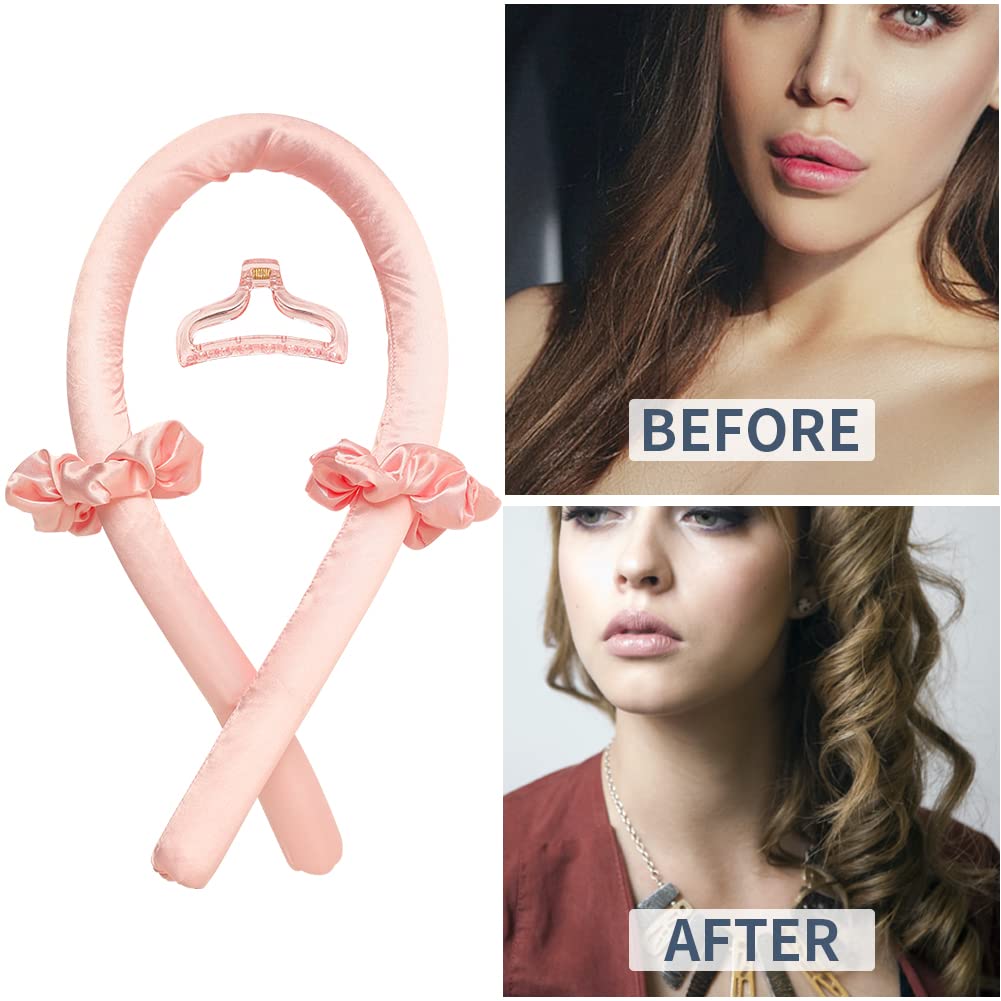 BATOUDE clip-cheveux acrylique rose — maintien sûr durant le sommeil.