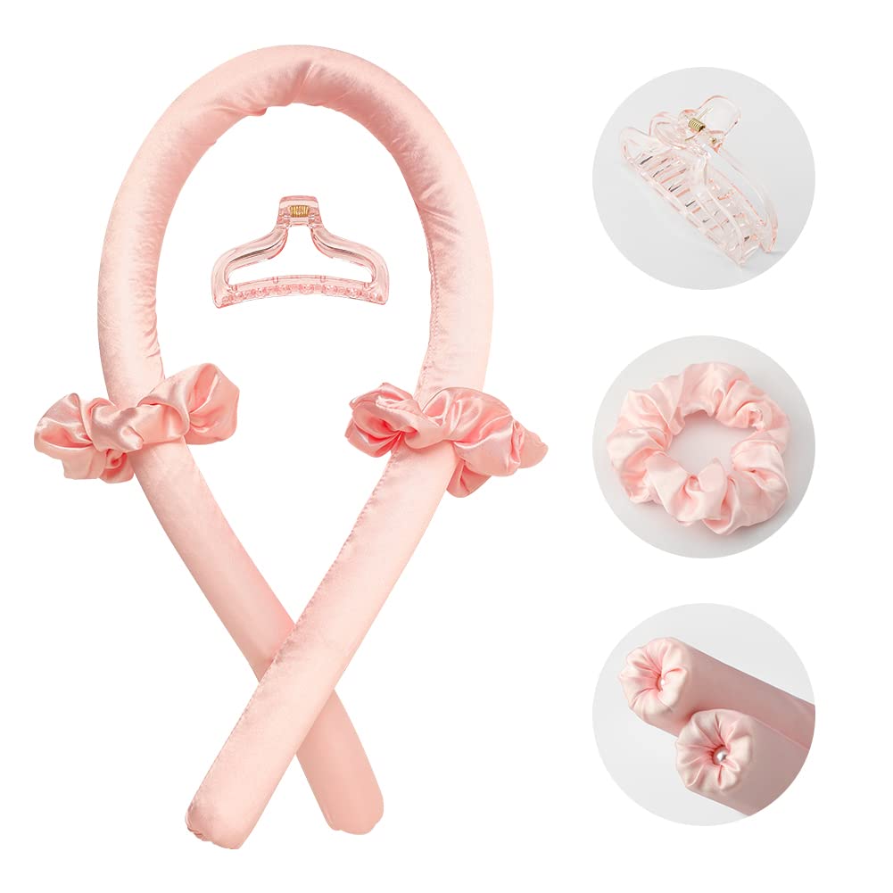 BATOUDE utilisation nuit rose — coiffage sans chaleur pour le matin.